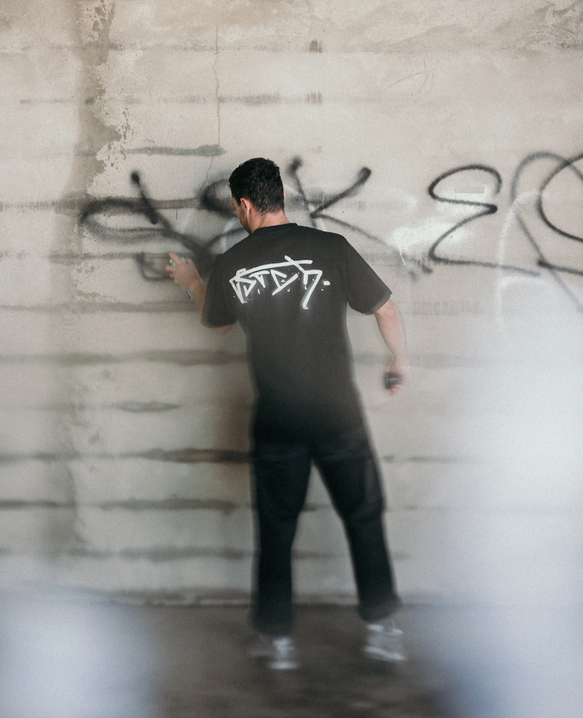 T-Shirt Oversize Graff - Black