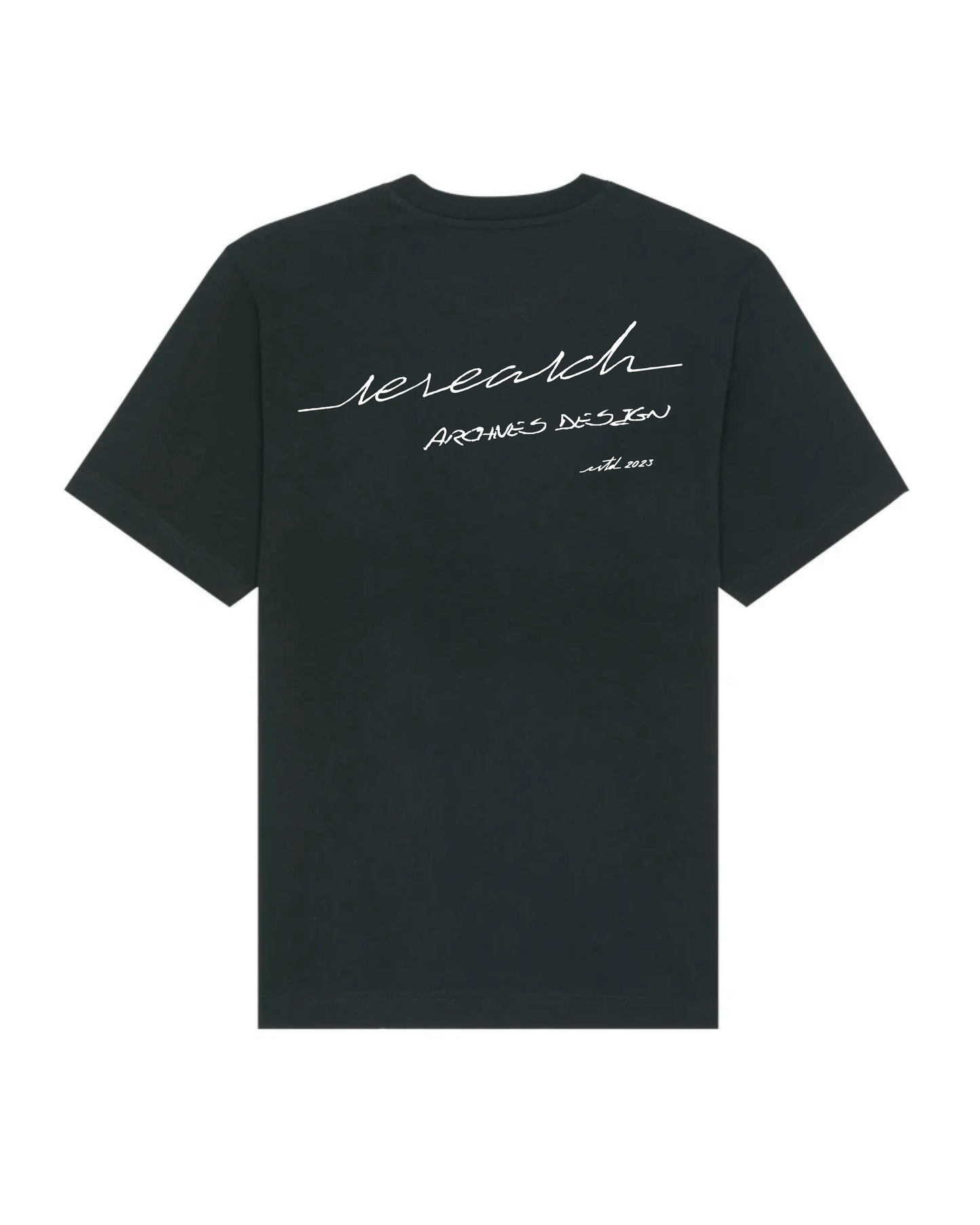 T-Shirt Oversize Calligraphie - Black