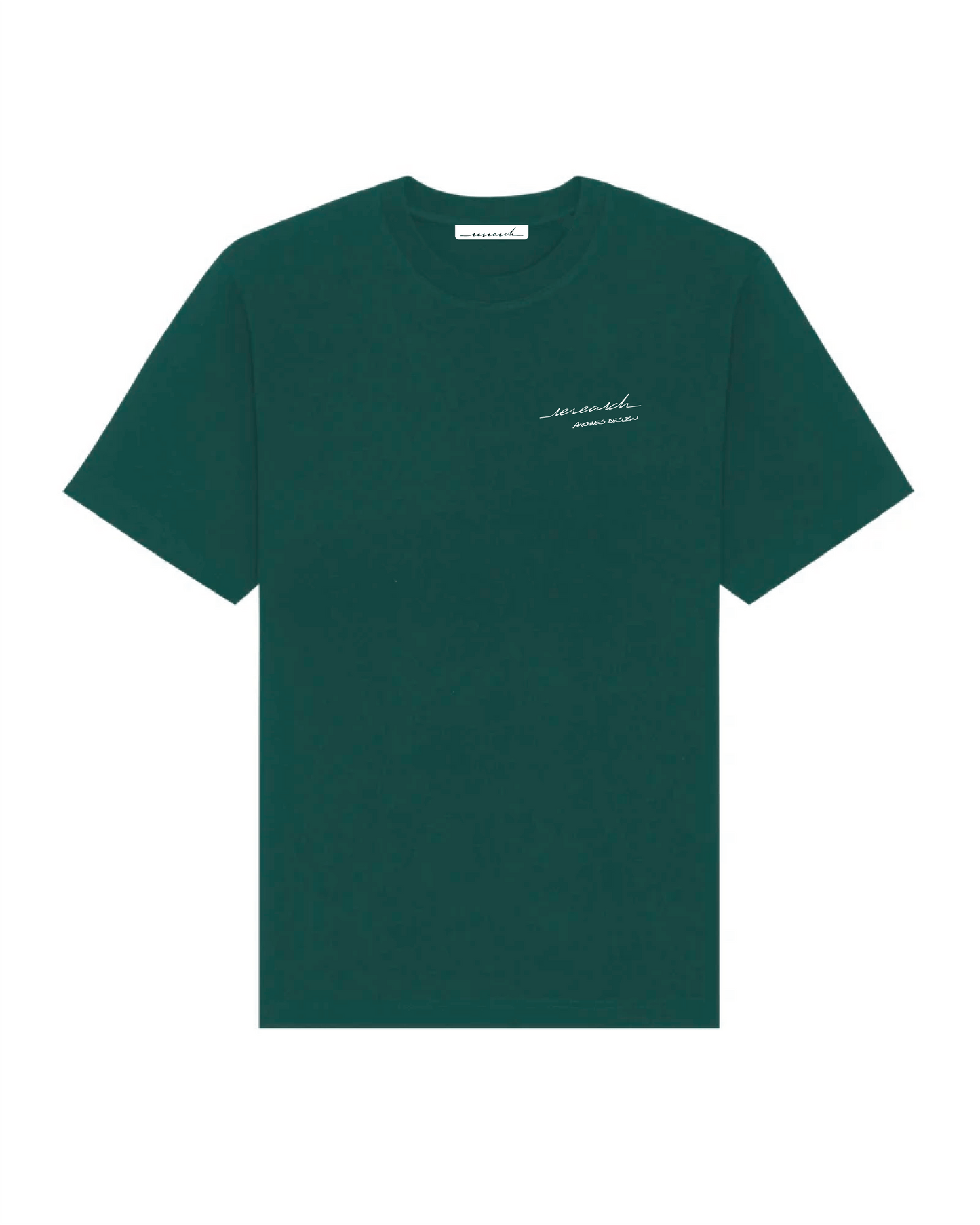 T-Shirt Oversize Calligraphie - Glazed Green
