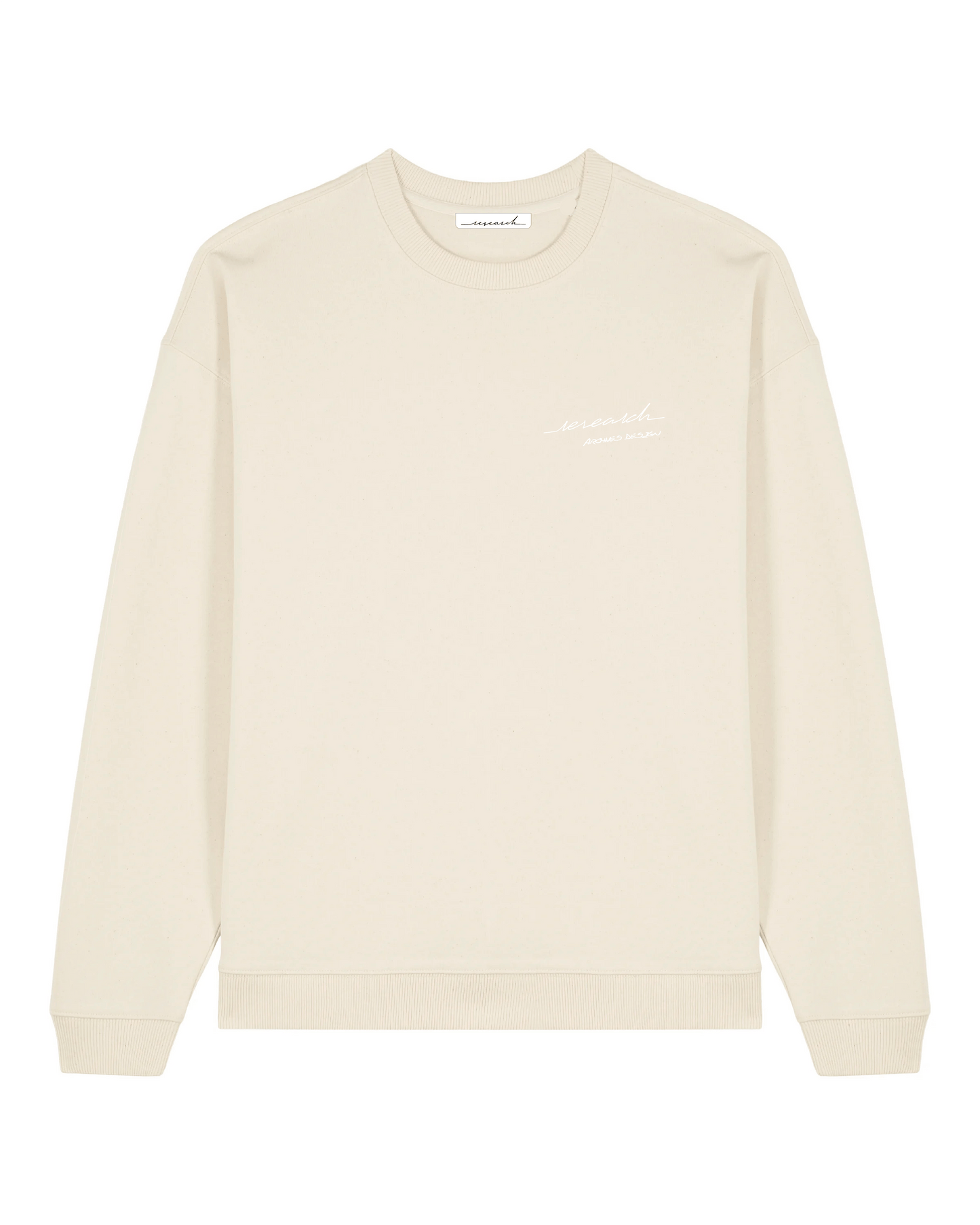 Sweat Oversize Calligraphie - Natural