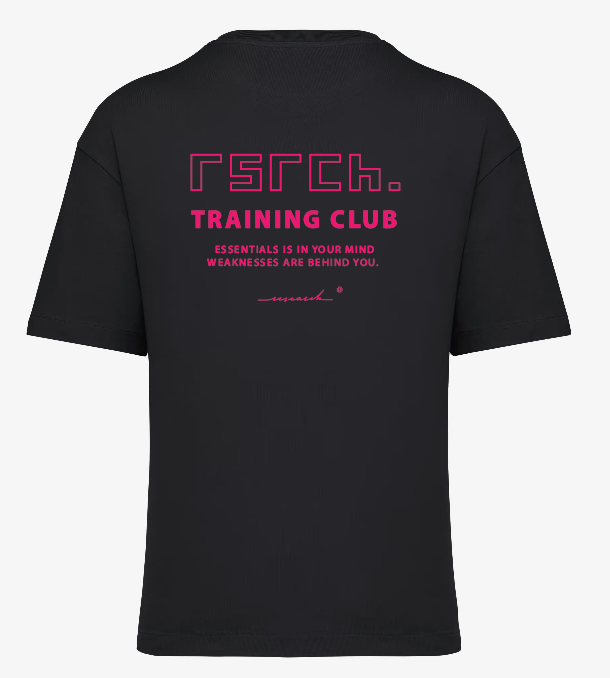 T-Shirt Oversize Training Club - Black