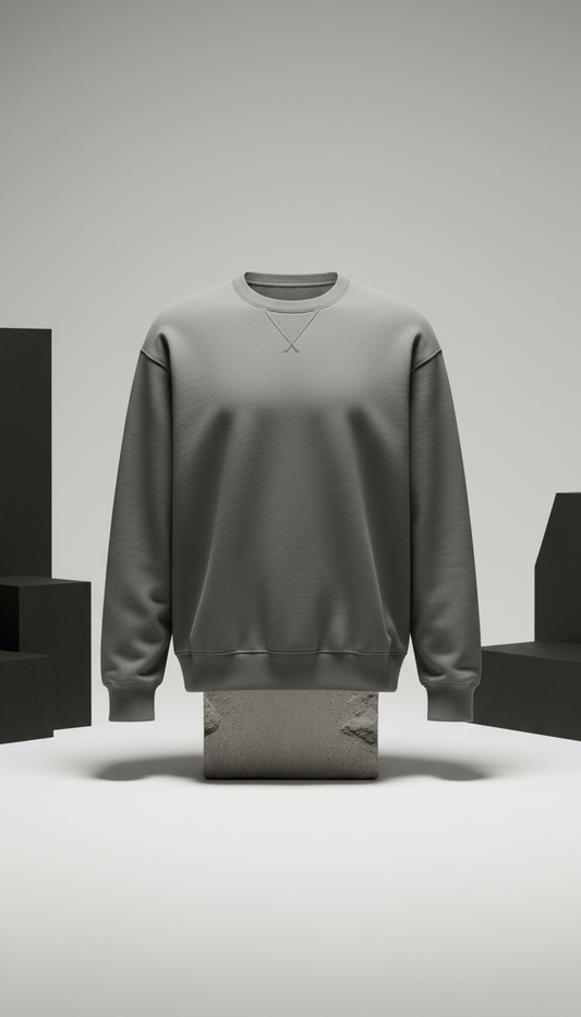 Sweatshirt premium gris fumé