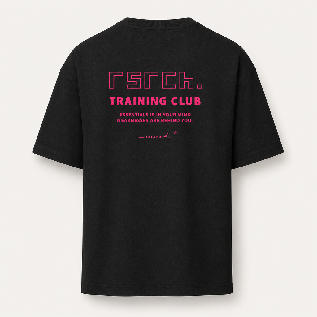 T-Shirt Oversize Training Club - Black