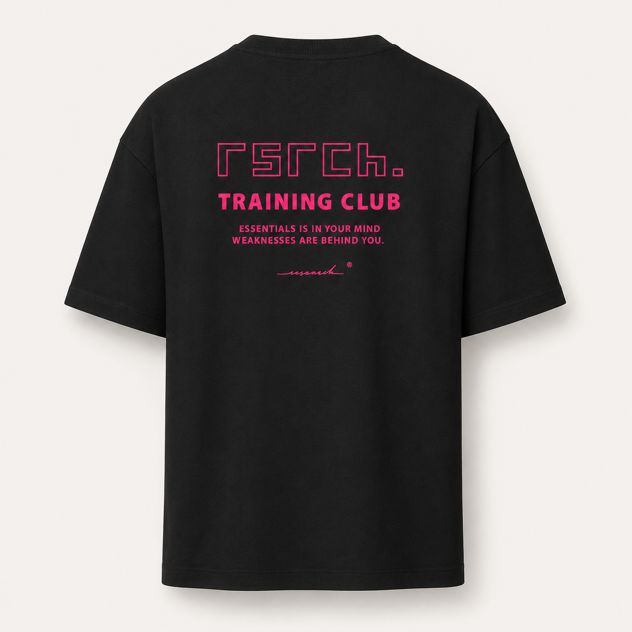 T-Shirt Oversize Training Club - Black