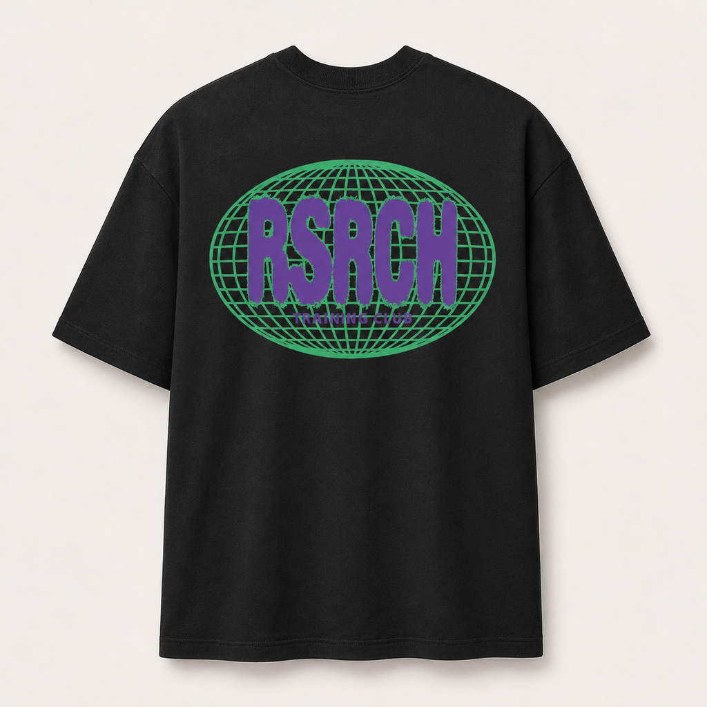 T-Shirt Oversize Globe Training Club - Black