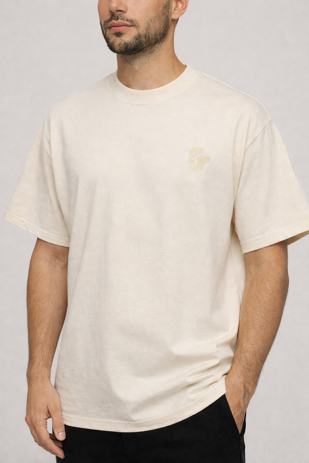 T-Shirt Oversize BRUT - Cream