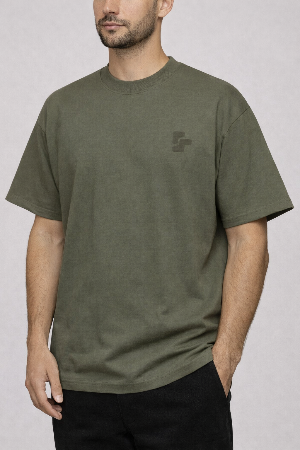 T-Shirt Oversize BRUT - Khaki
