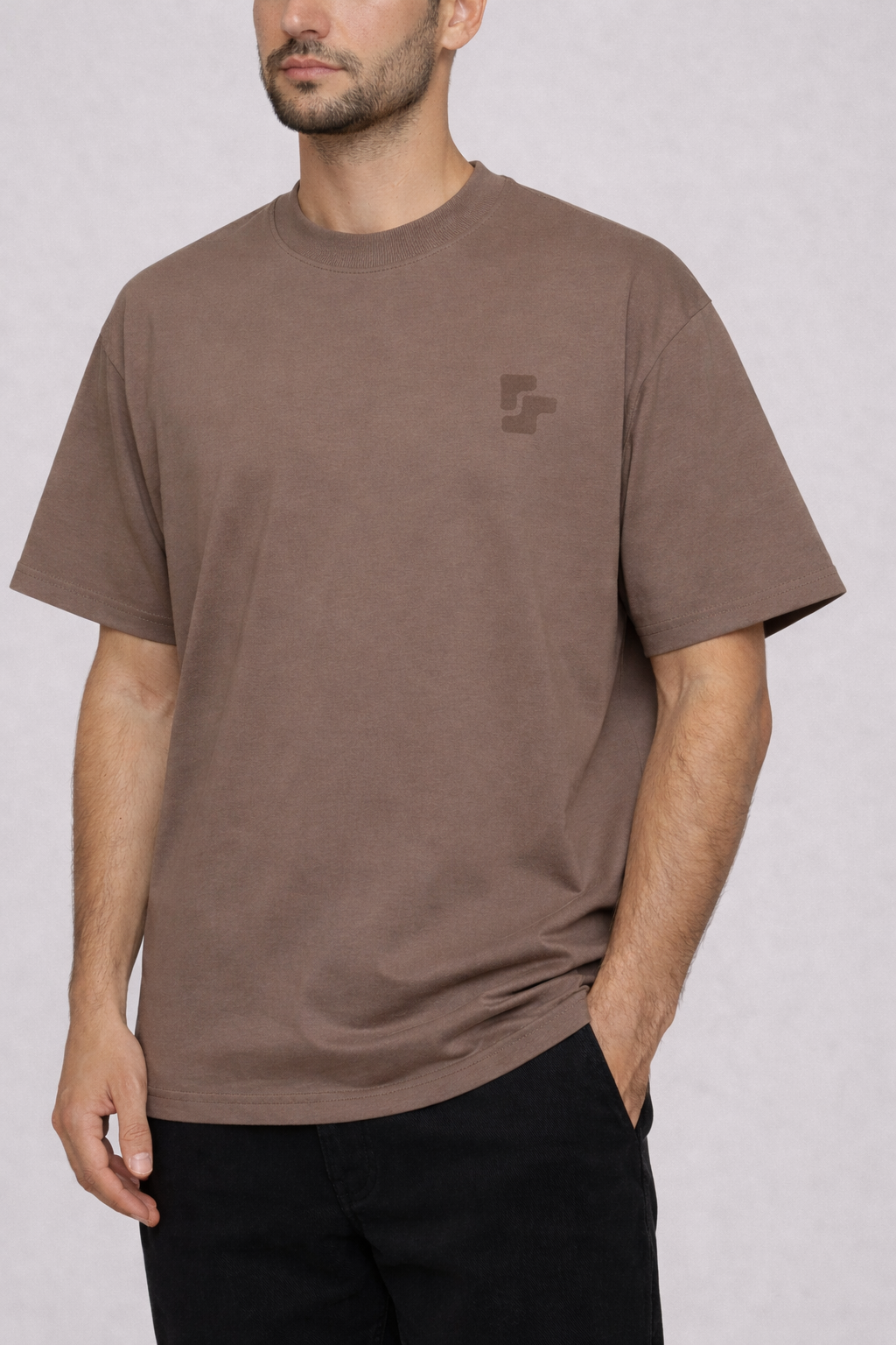 T-Shirt Oversize BRUT - Mocha