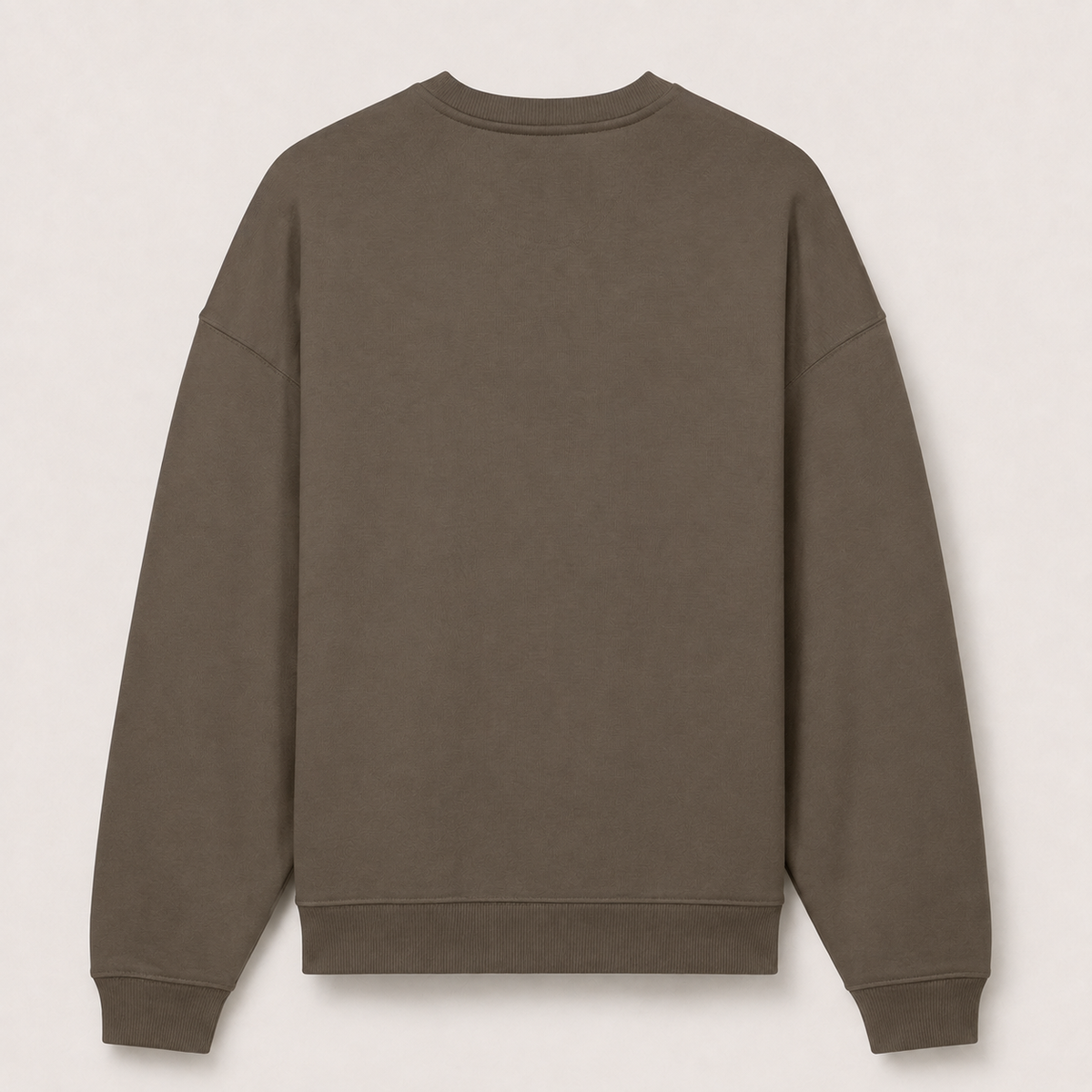 Sweat Col Rond Oversize BRUT - Mocha