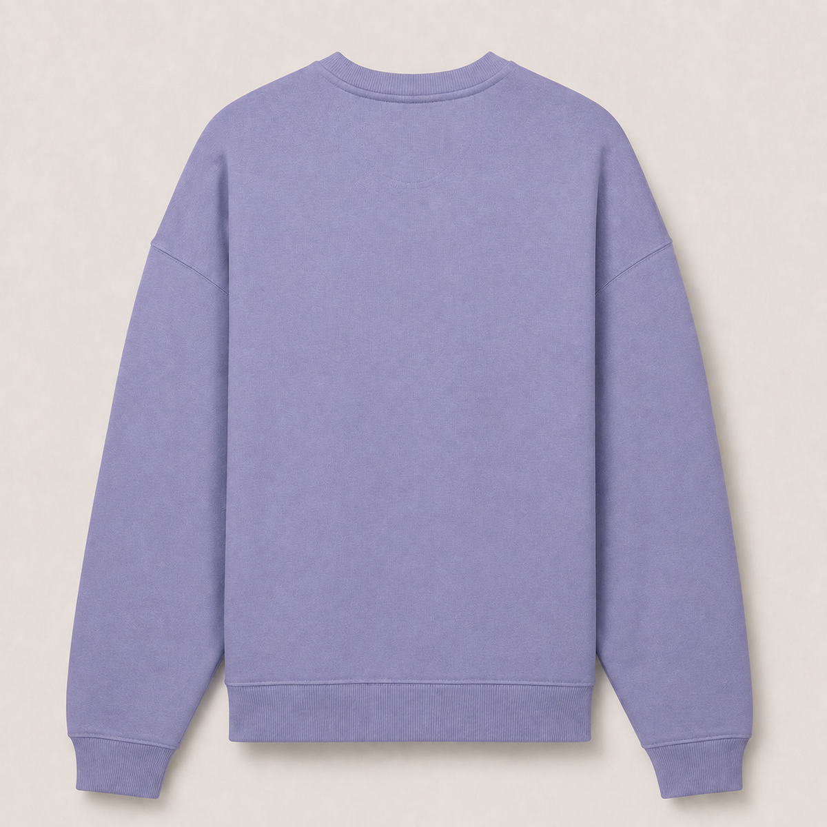 Sweat Col Rond Oversize BRUT - Violet