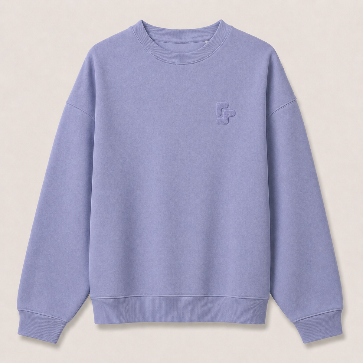 Sweat Col Rond Oversize BRUT - Violet
