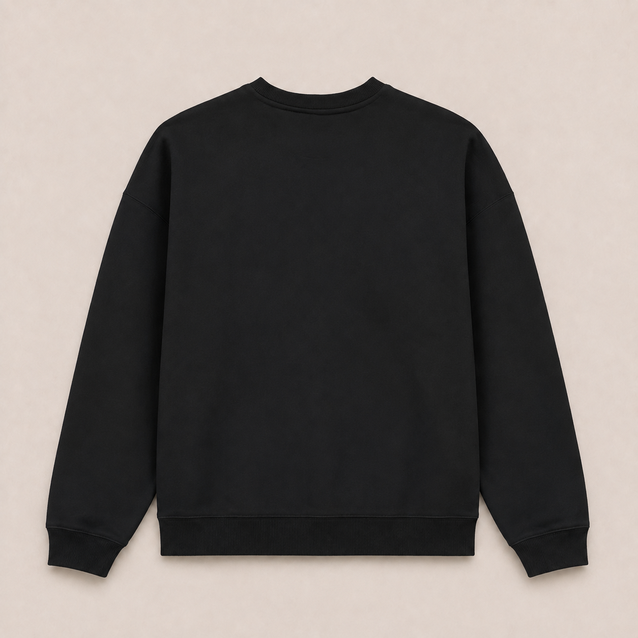 Sweat Col Rond Oversize BRUT - Black