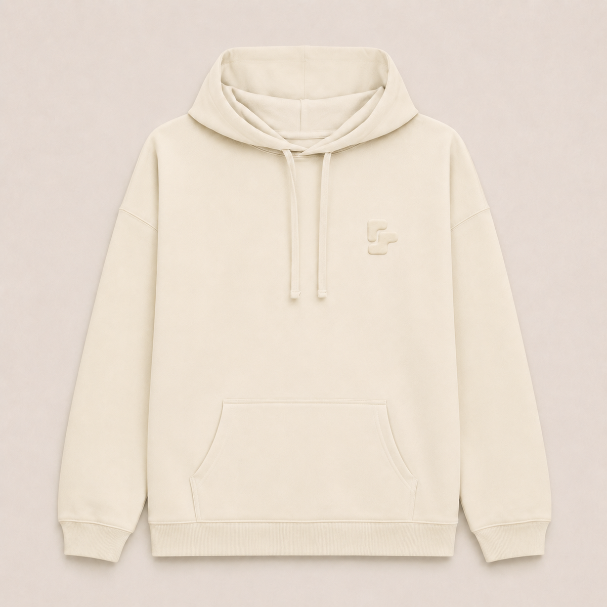 Sweat Capuche Oversize BRUT - Cream
