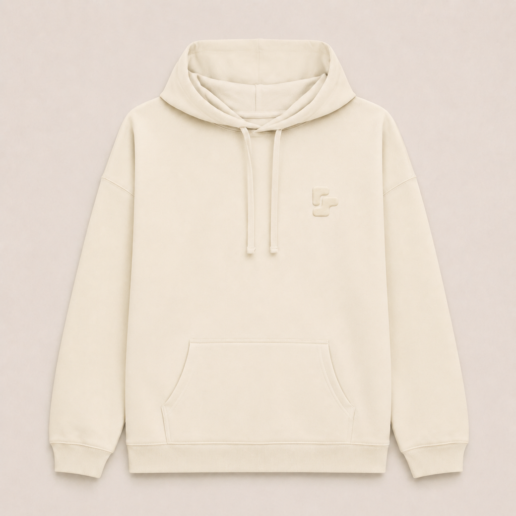 Sweat Capuche Oversize BRUT - Cream