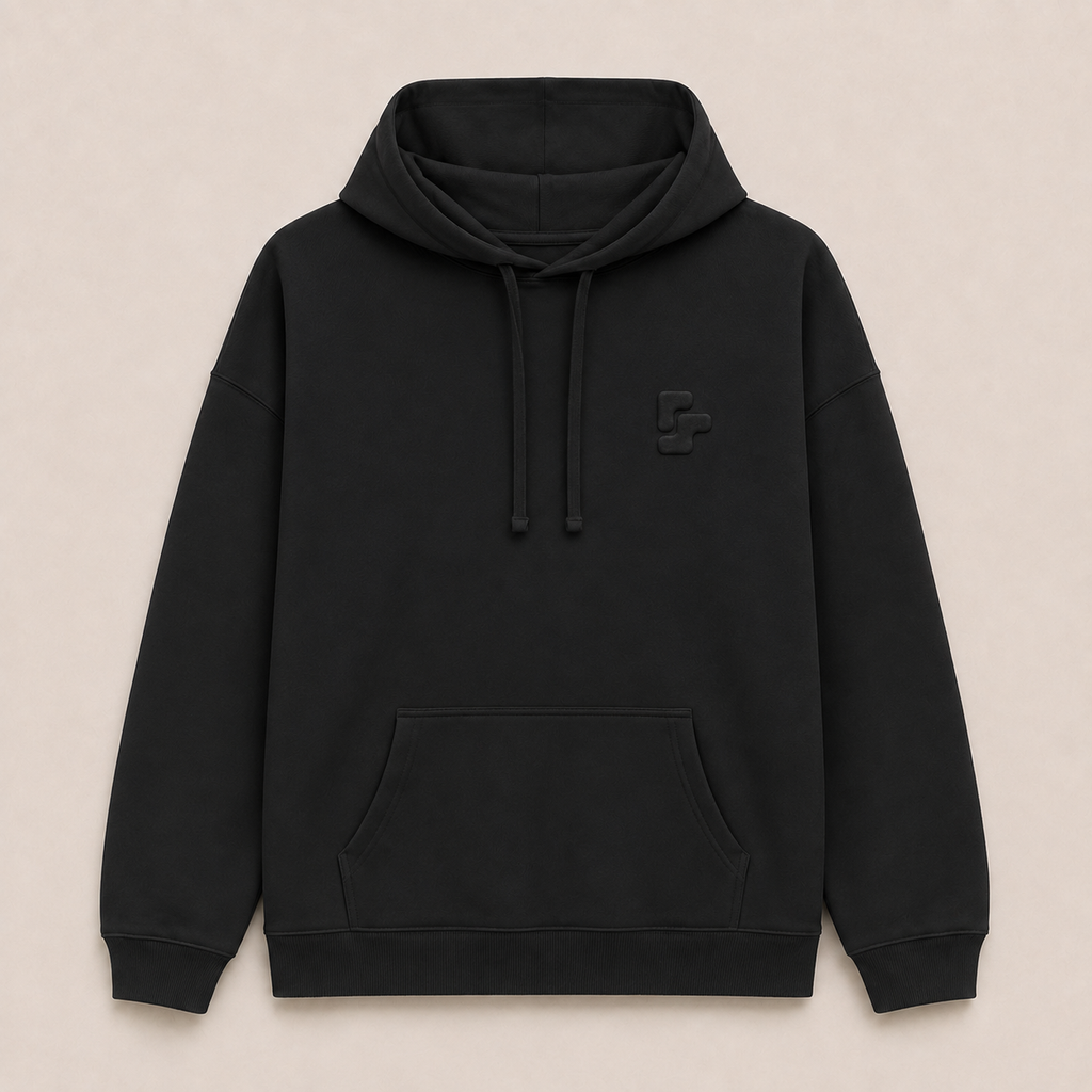 Sweat Capuche Oversize BRUT - Black