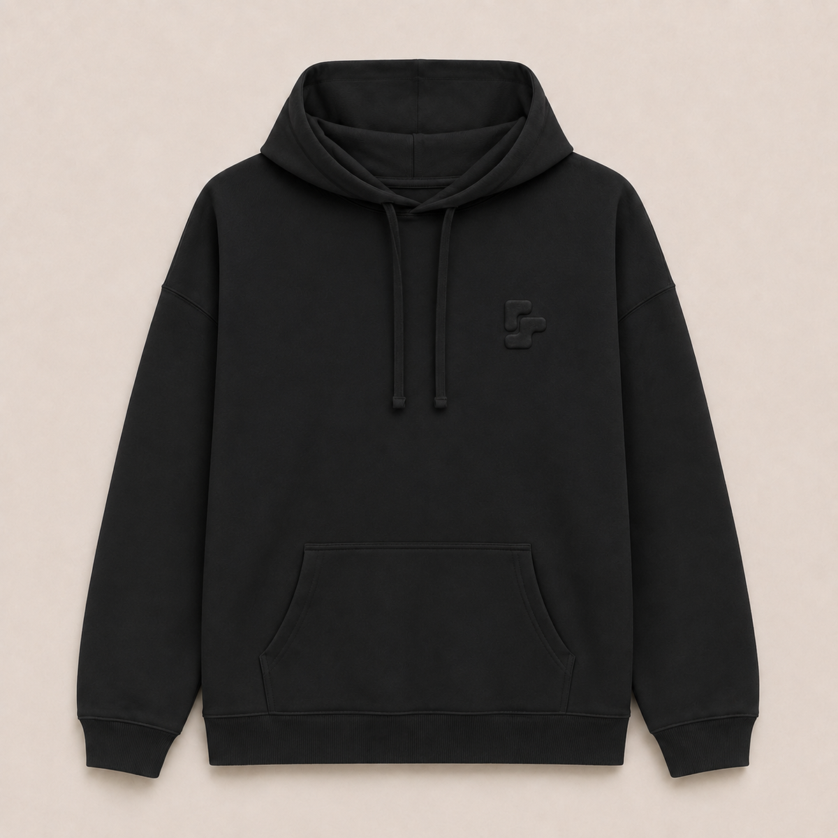 Sweat Capuche Oversize BRUT - Black