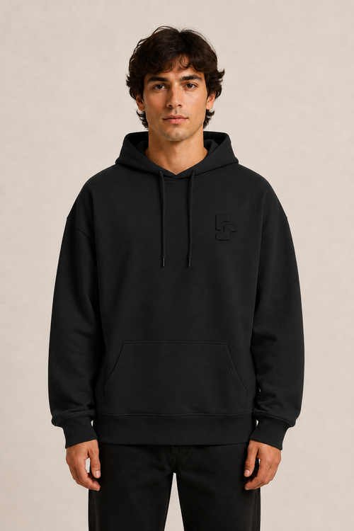 Sweat Capuche Oversize BRUT - Black