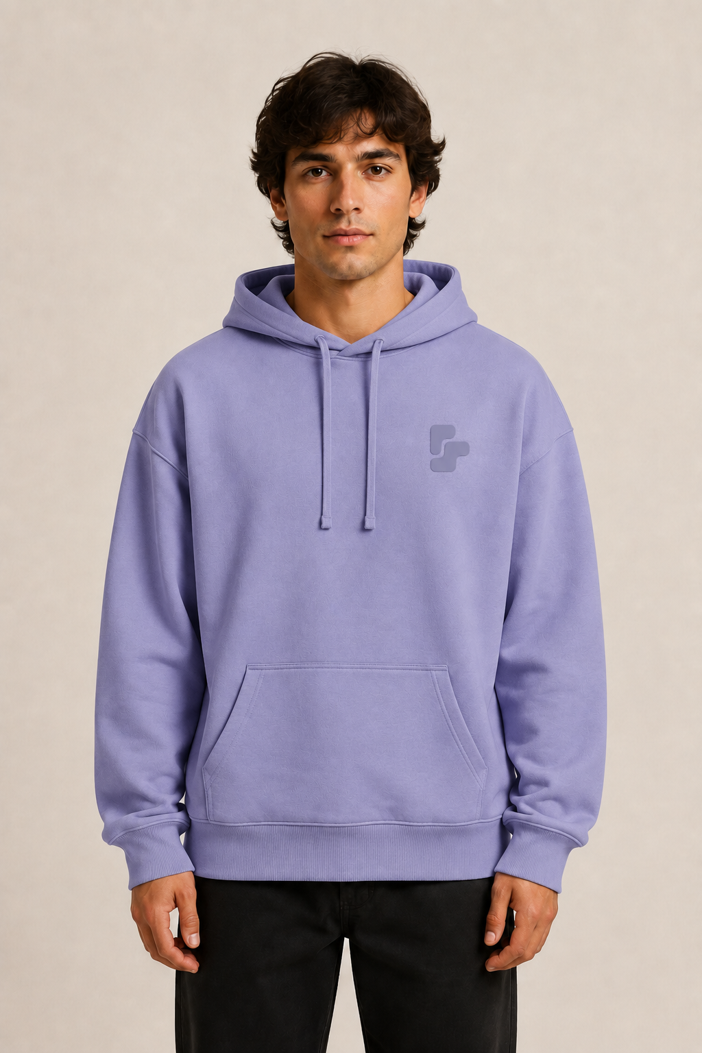 Sweat Capuche Oversize BRUT - Violet