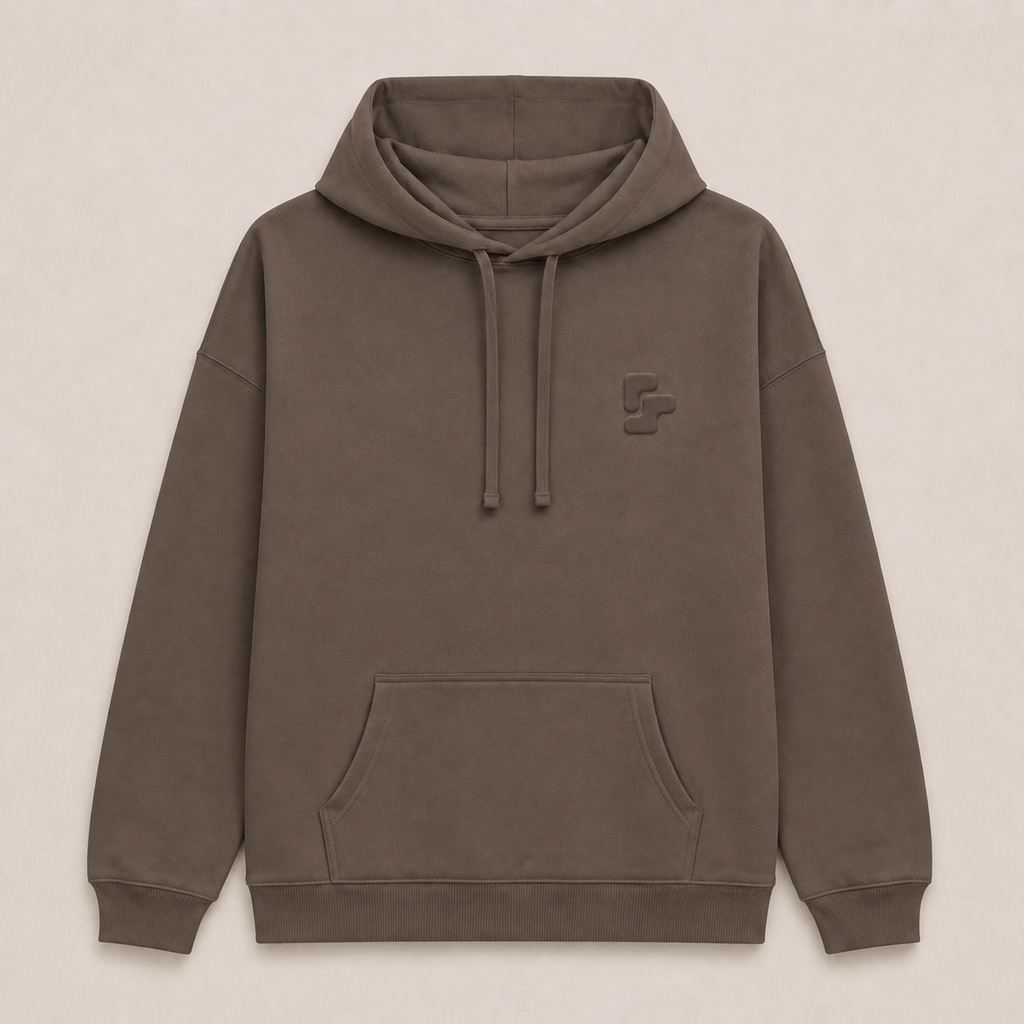 Sweat Capuche Oversize BRUT - Mocha