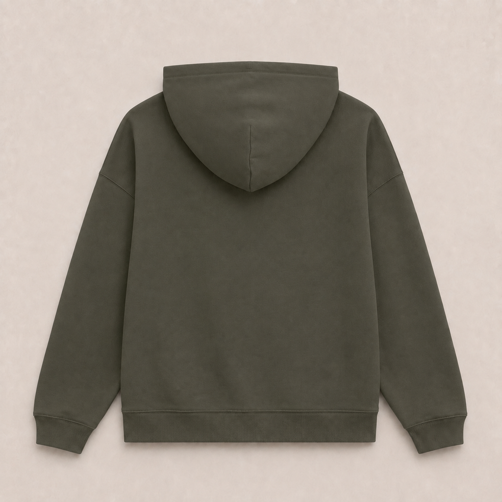 Sweat Capuche Oversize BRUT - Khaki