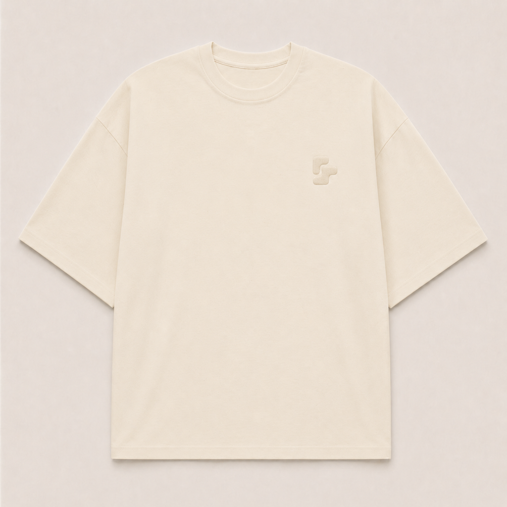 T-Shirt Oversize BRUT - Cream