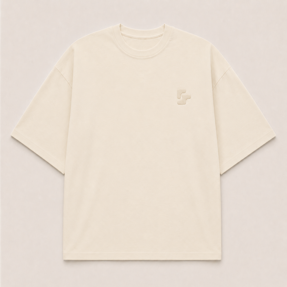 T-Shirt Oversize BRUT - Cream