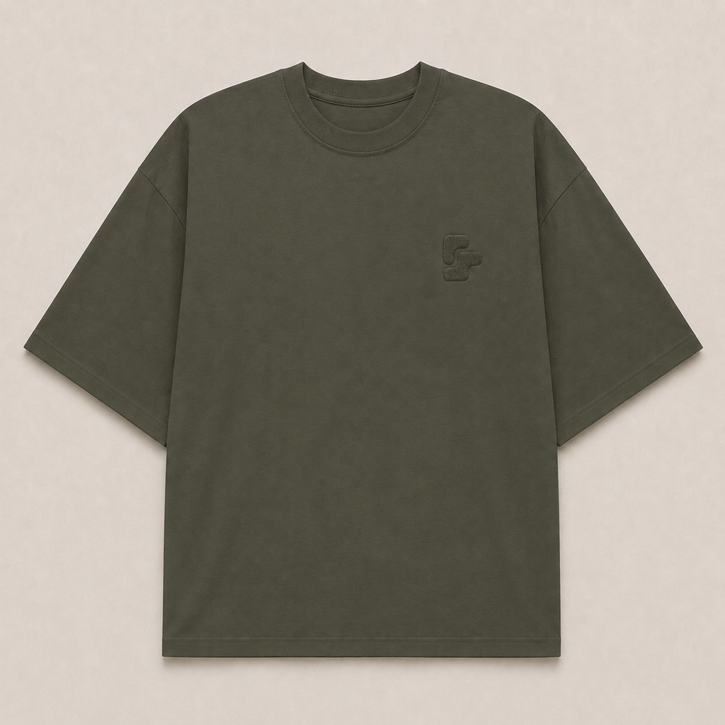 T-Shirt Oversize BRUT - Khaki