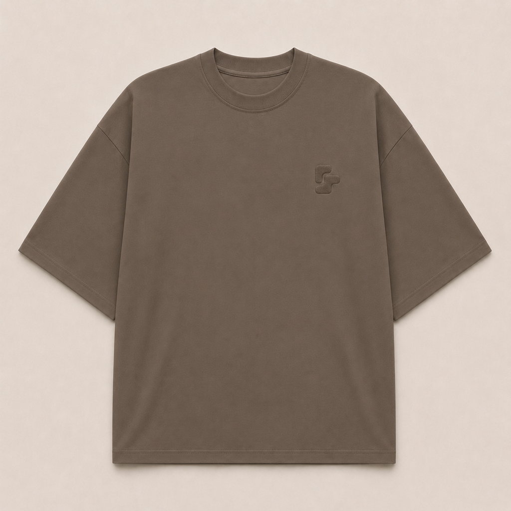 T-Shirt Oversize BRUT - Mocha