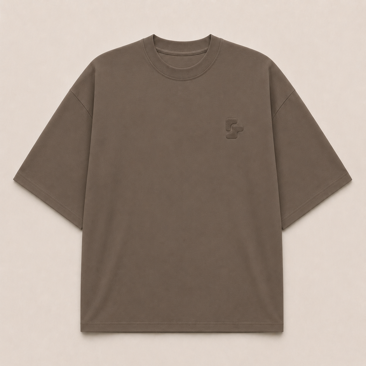 T-Shirt Oversize BRUT - Mocha