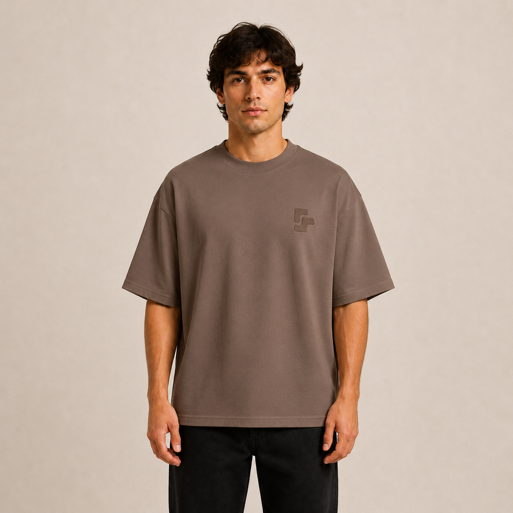 T-Shirt Oversize BRUT - Mocha