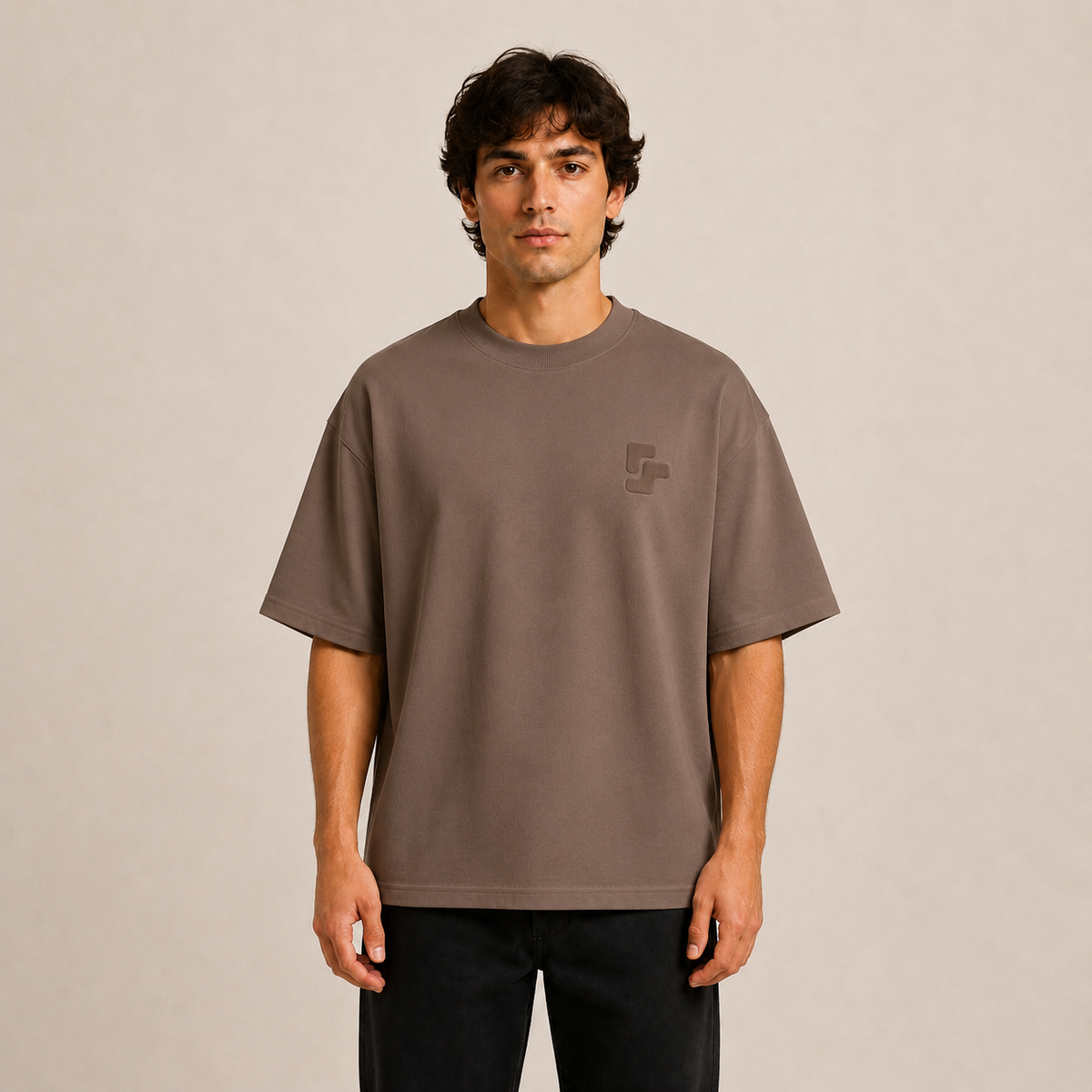 T-Shirt Oversize BRUT - Mocha