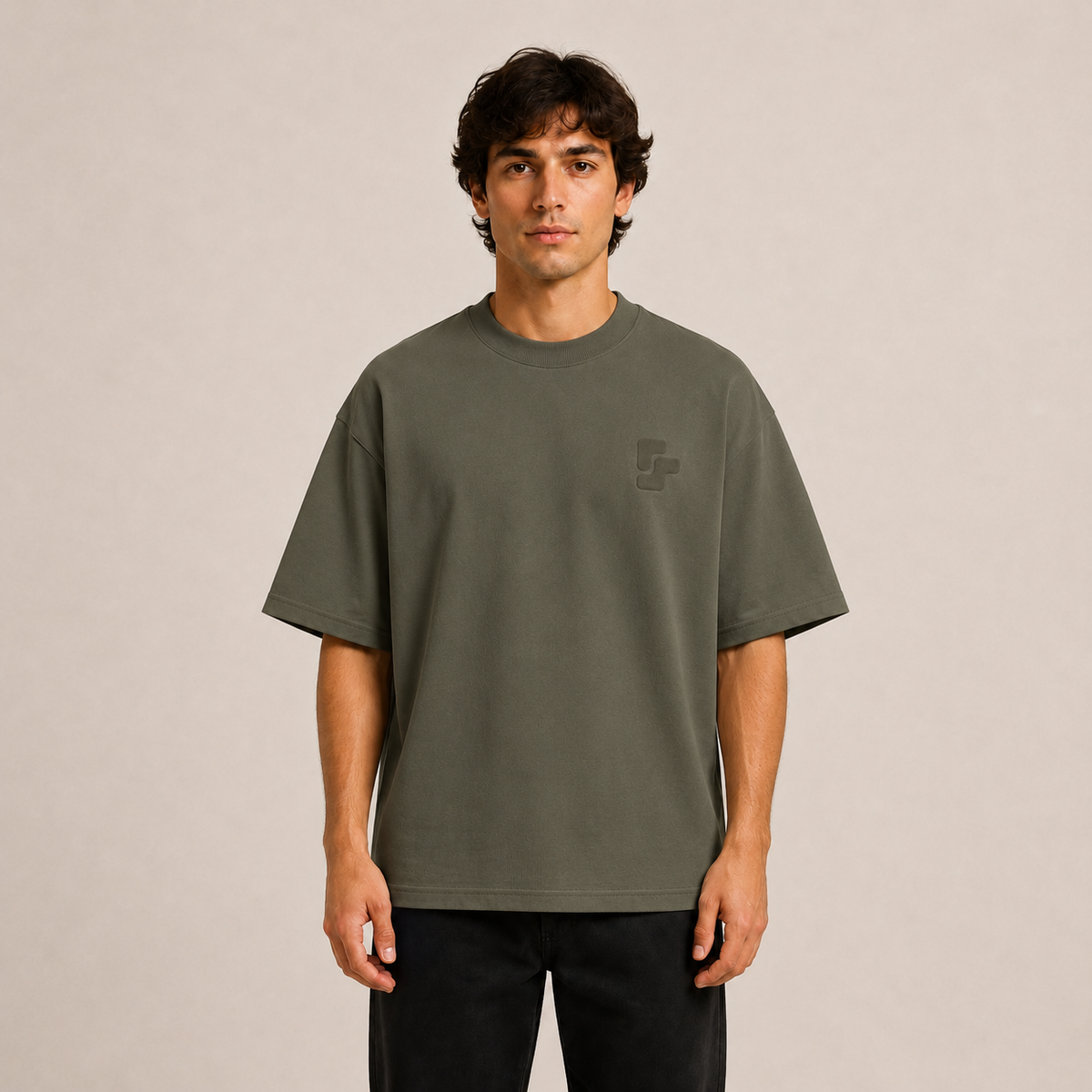 T-Shirt Oversize BRUT - Khaki