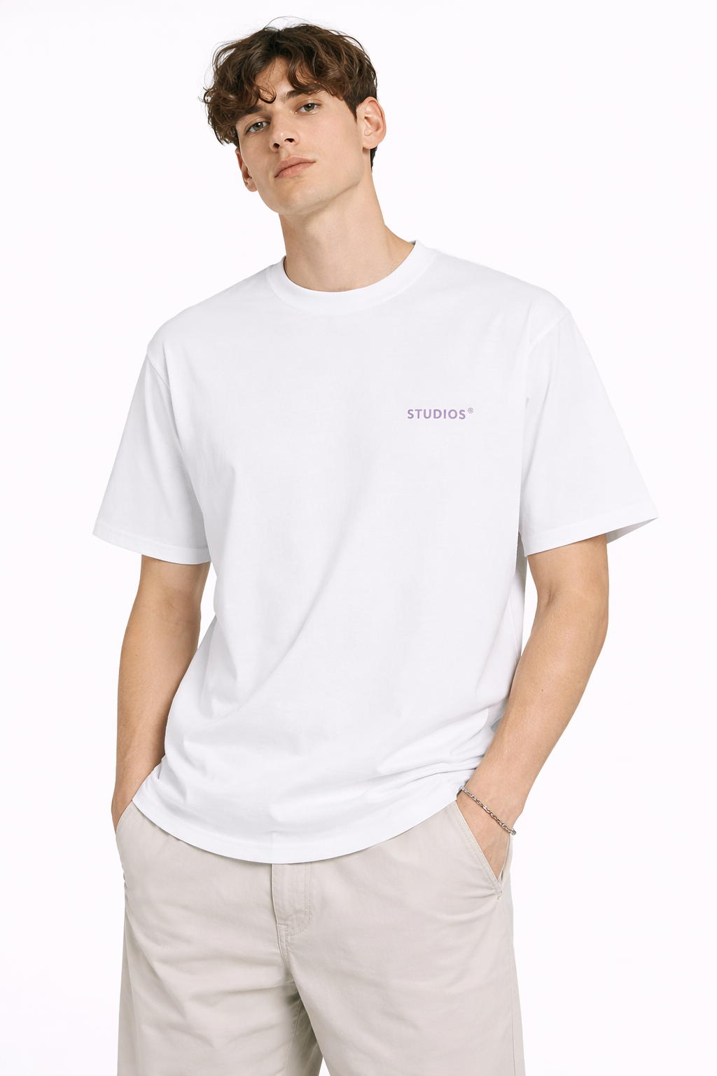 T-Shirt Oversize Social Club - White