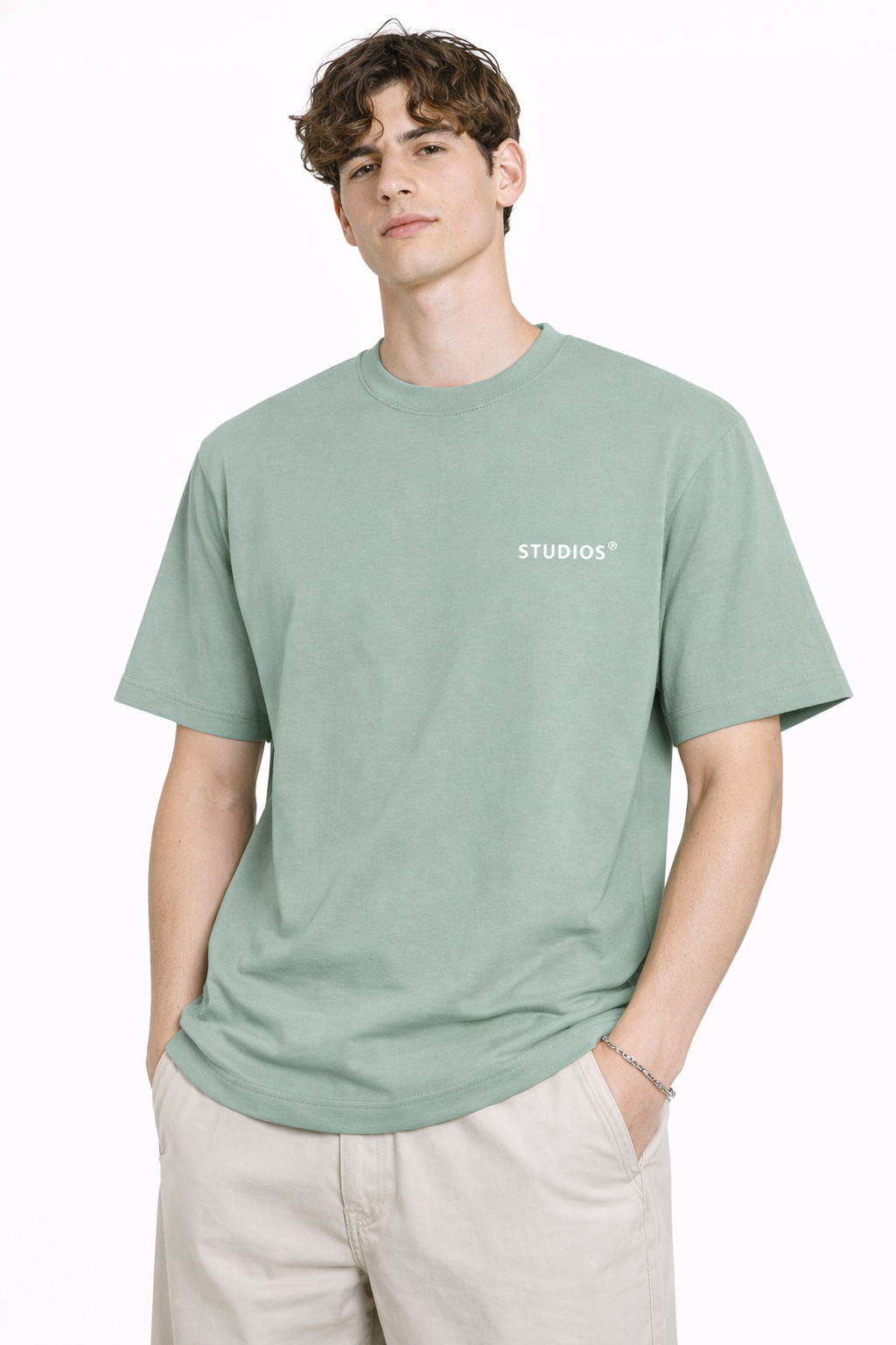 T-Shirt Oversize Social Club - Aloe