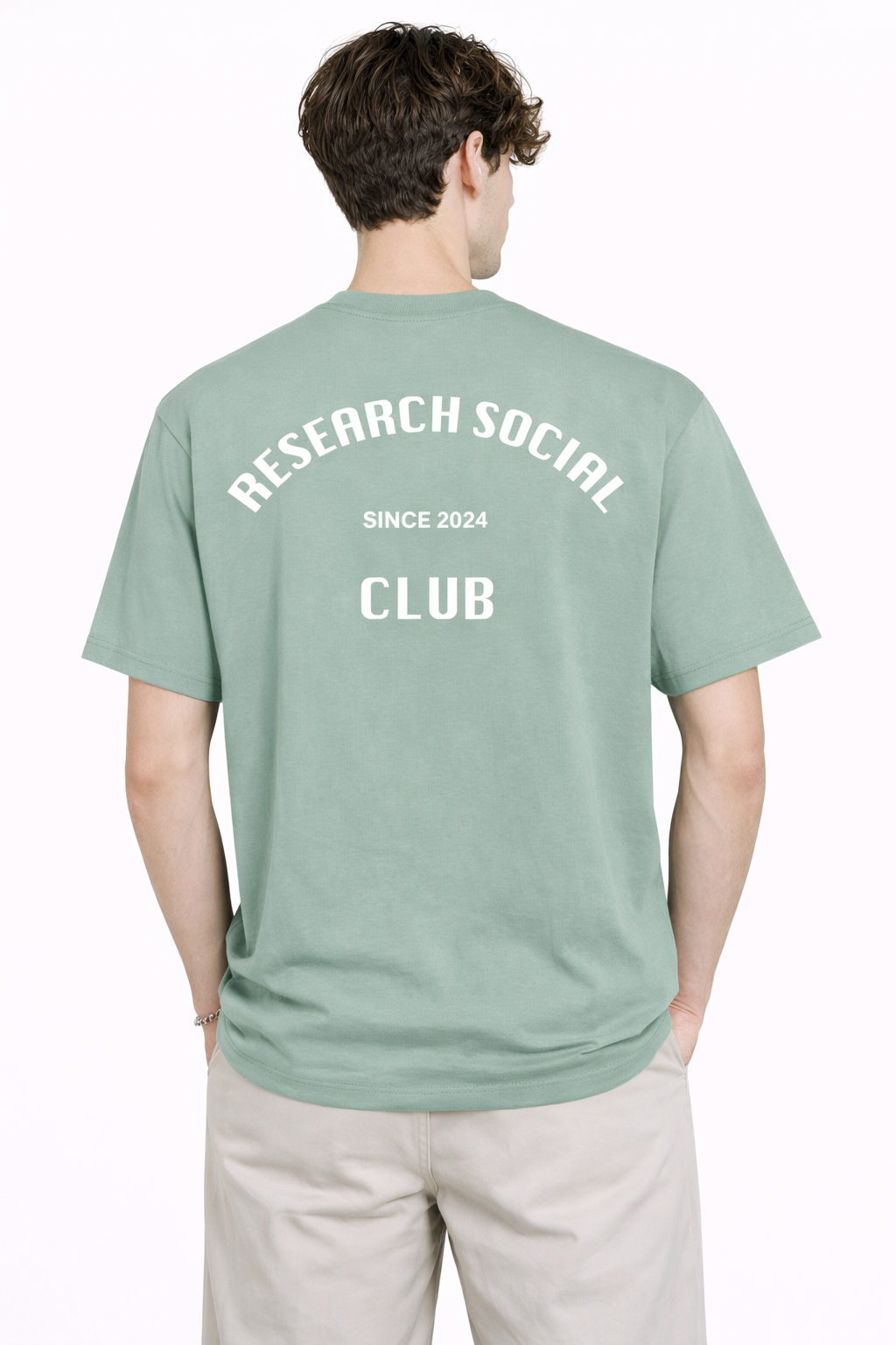T-Shirt Oversize Social Club - Aloe