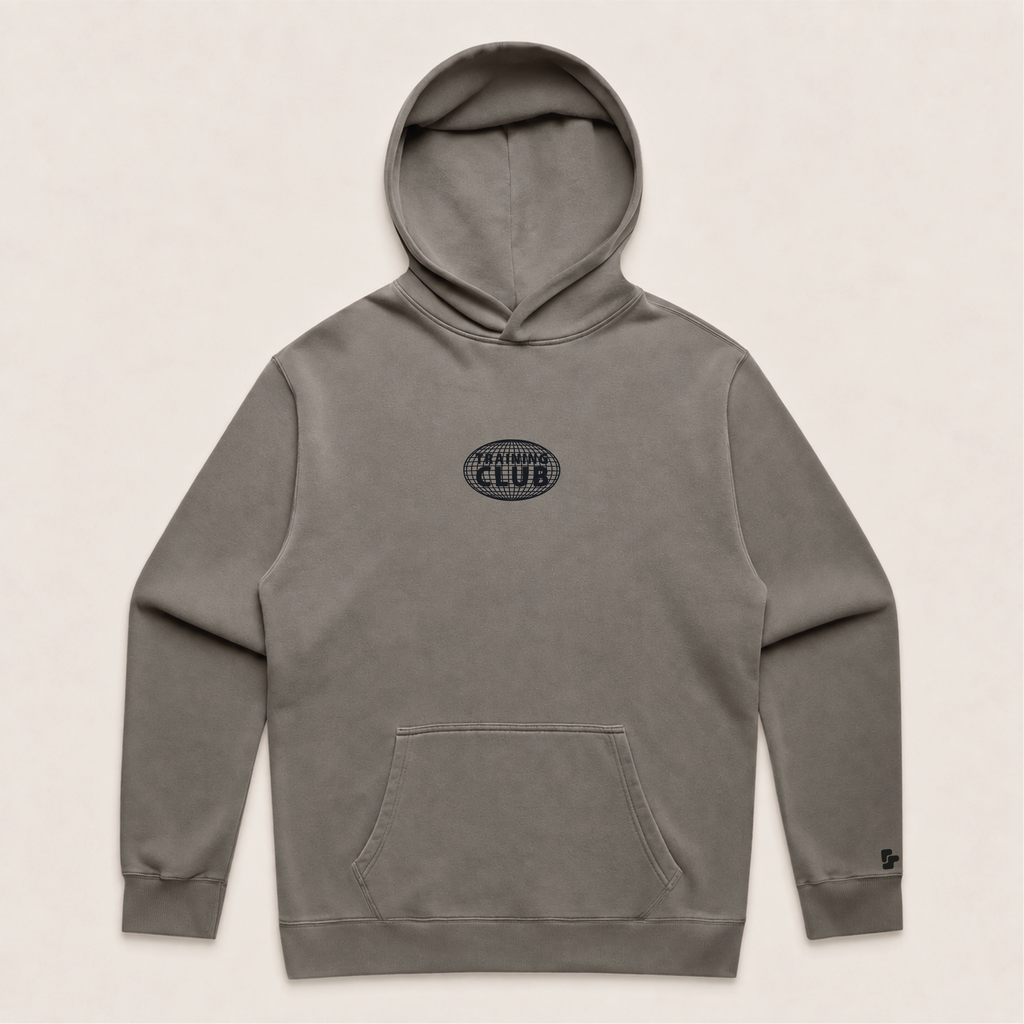 Hoodie Oversize Globe Basics - Grey