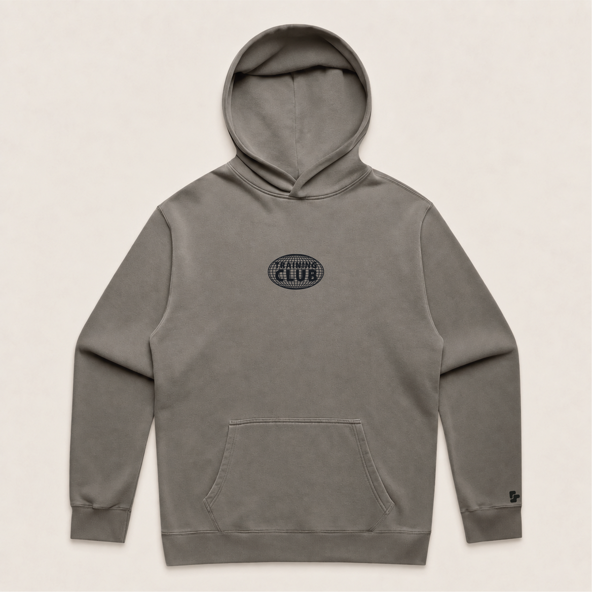 Hoodie Oversize Globe Basics - Grey
