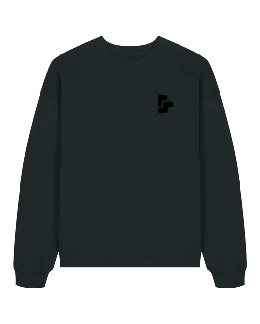 Sweat Col Rond Oversize BRUT - Black