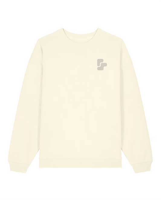 Sweat Col Rond Oversize BRUT - Cream
