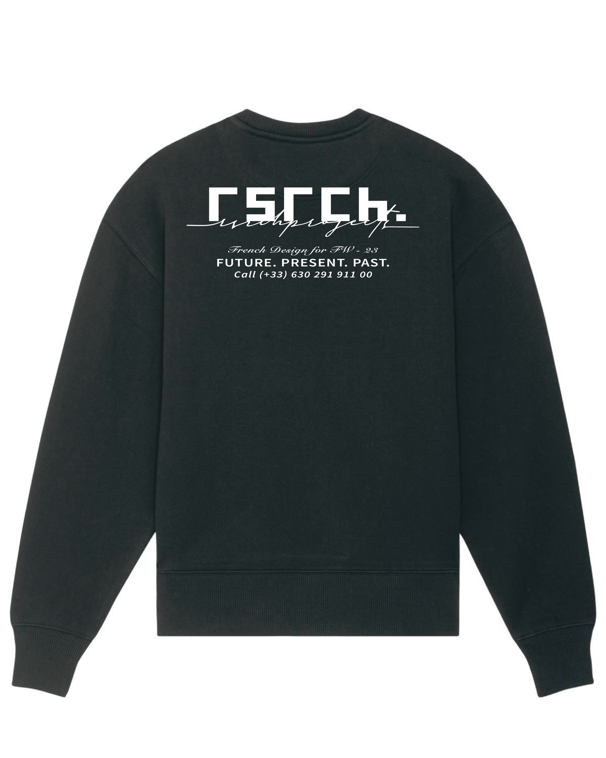 sweat oversize noir rsrch