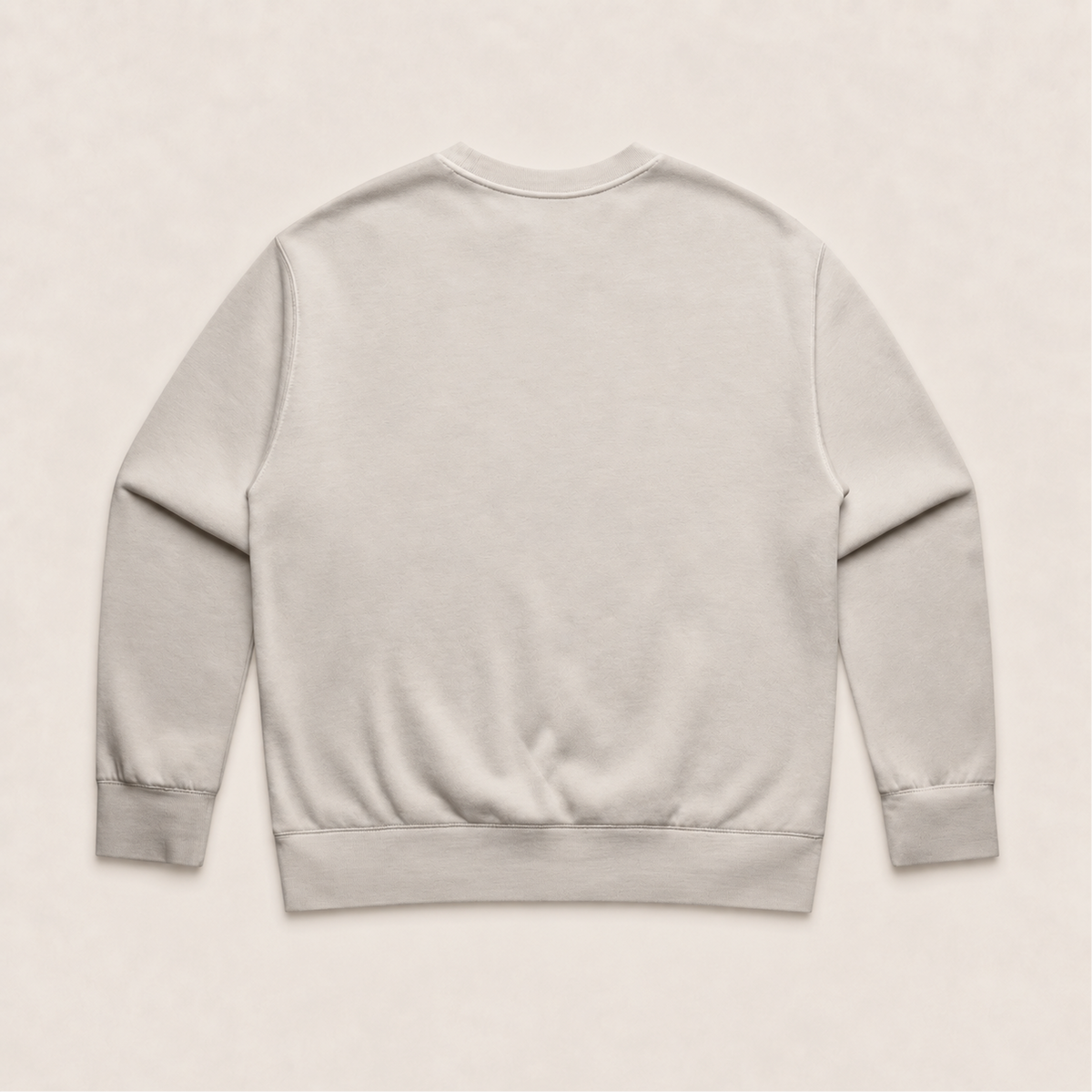 Sweat Boxy Femme Oversize Globe Basics - Cream