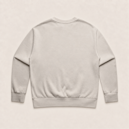 Sweat Boxy Femme Oversize Globe Basics - Cream