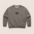 Sweat Boxy Femme Oversize Globe Basics - Grey