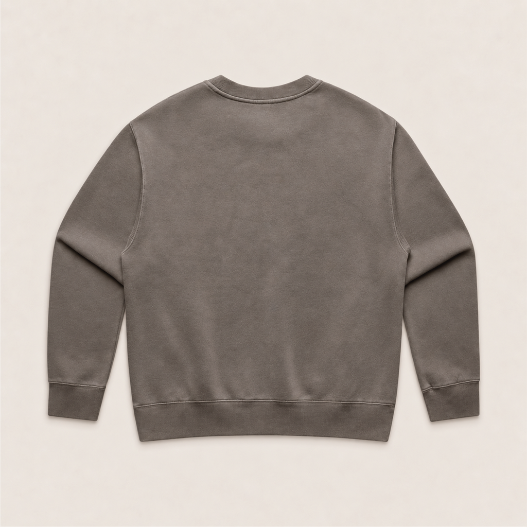 Sweat Boxy Femme Oversize Globe Basics - Grey