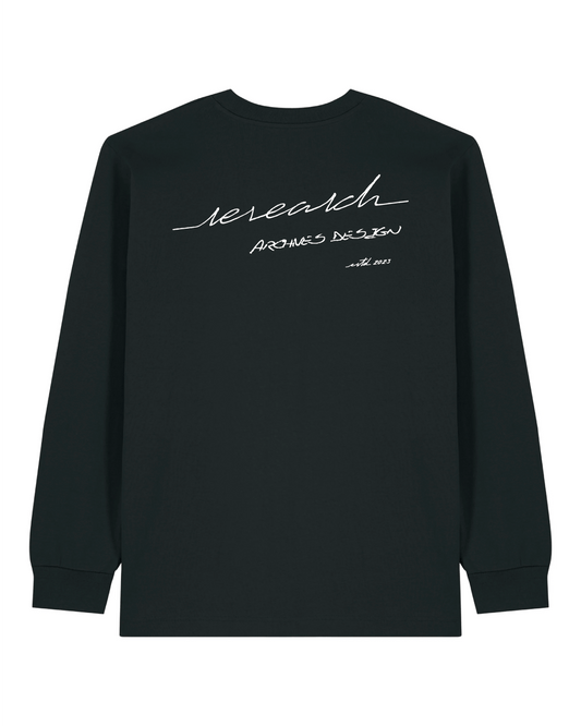 Sweat Oversize Calligraphie - Black