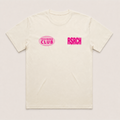 T-Shirt Oversize Globe Training Club - Cream & Pink