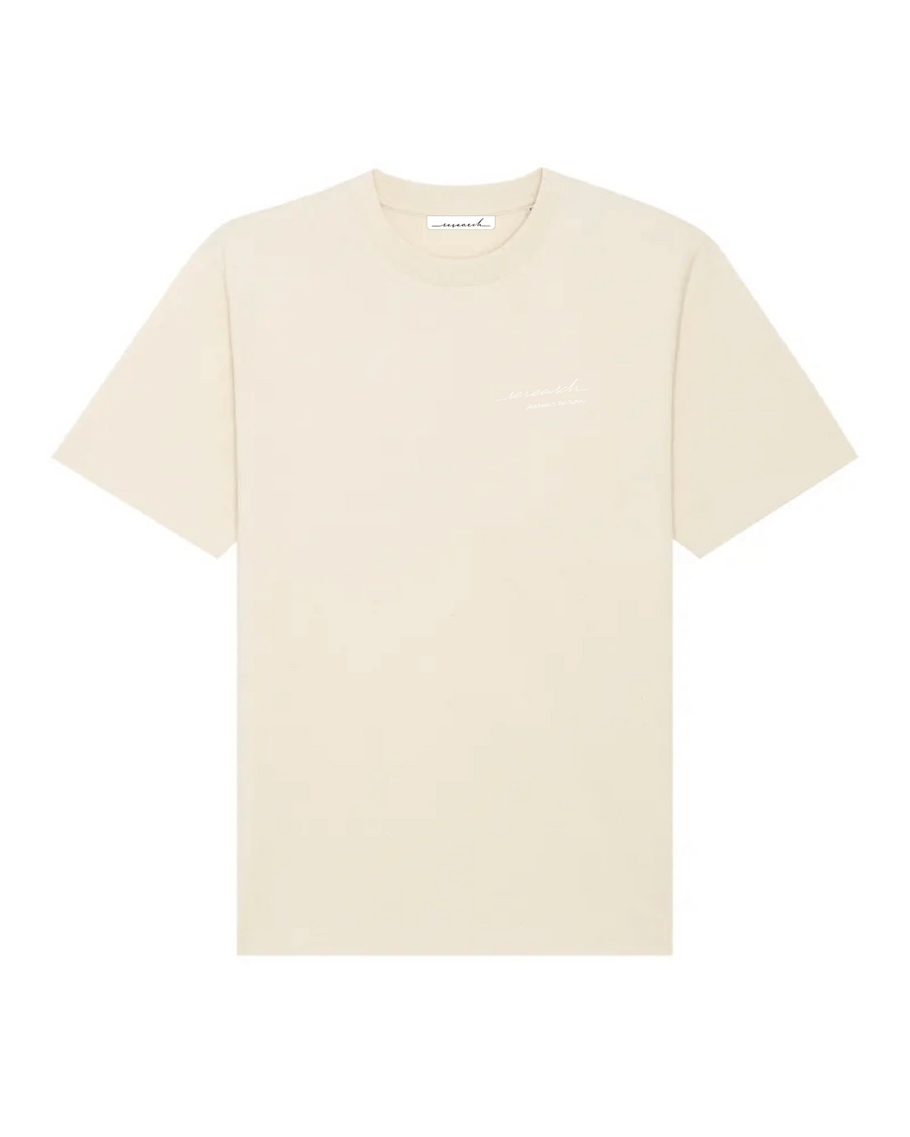 T-Shirt Oversize Calligraphie - Natural