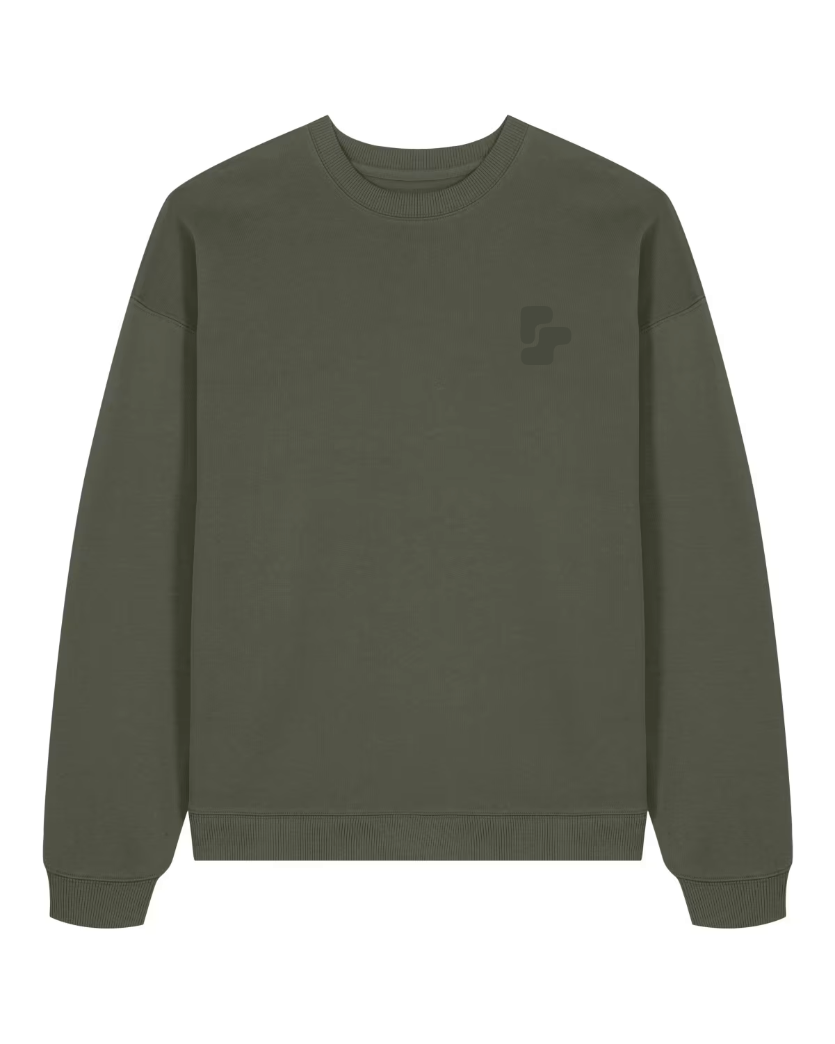 Sweat Col Rond Oversize BRUT - Khaki