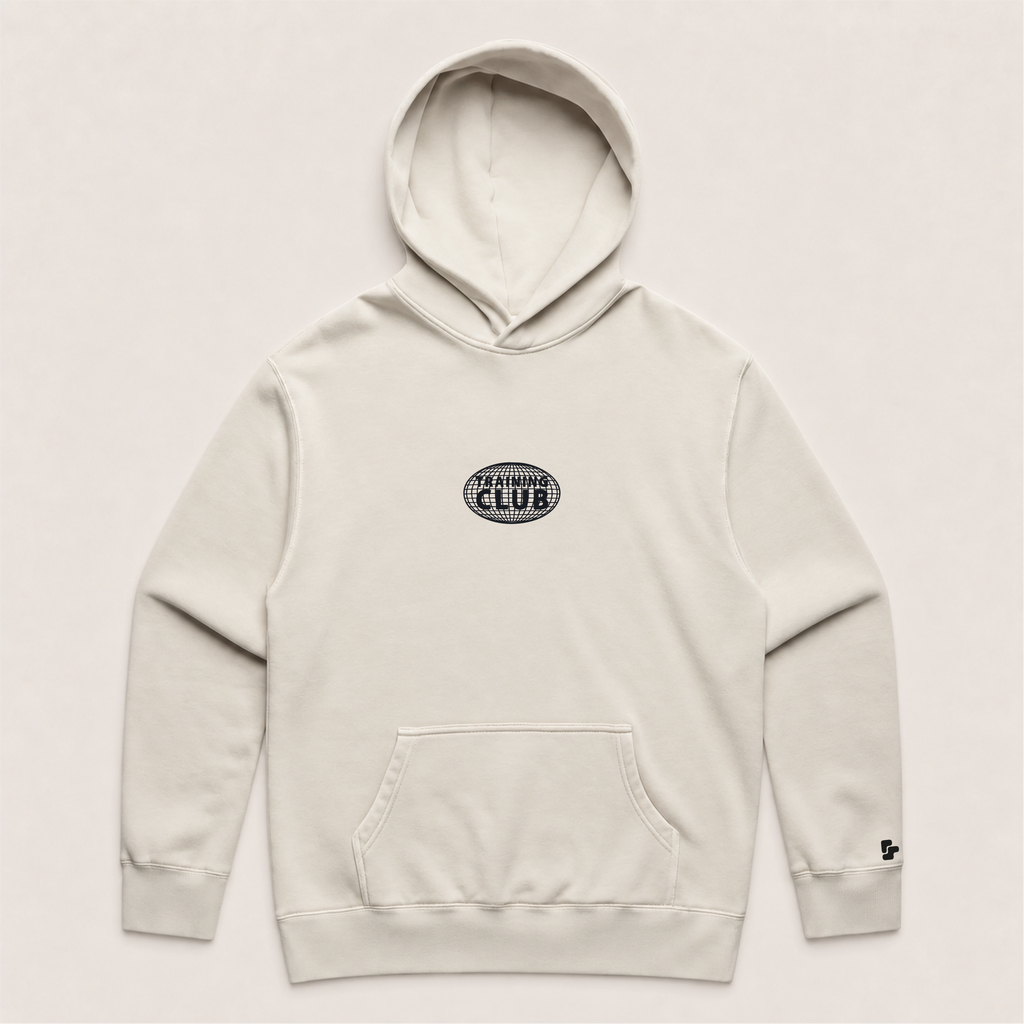 Hoodie Oversize Globe Basics - Cream
