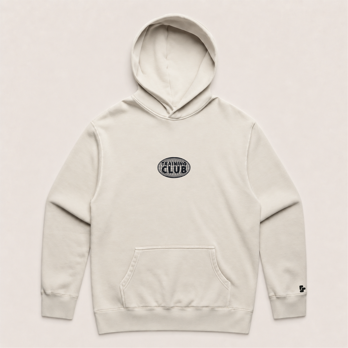 Hoodie Oversize Globe Basics - Cream